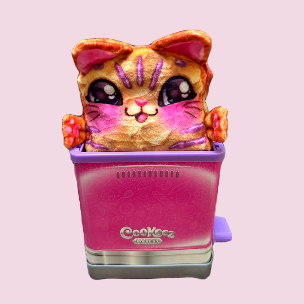 Pink and Orange Stuffed Animal Toy
